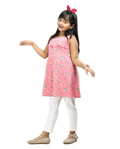 Girl's Sleeveless Frock